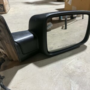 2015 - 2022 Ram 1500 2500 3500 Right Used Mirror Black Textured with Courtesy Lamp (small scuffs)(68263849AK)